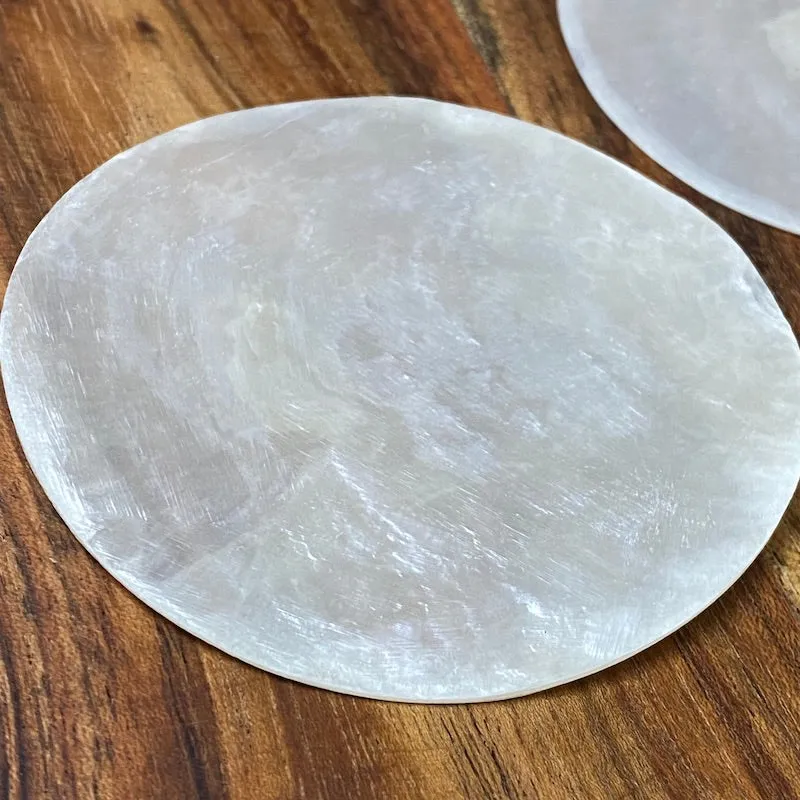 1-hole 8cm Capiz Shells (50) - White