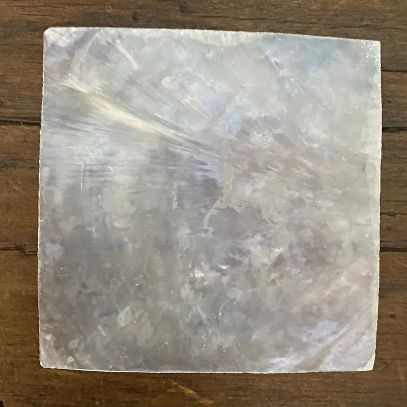 7cm Capiz Shells (10) - Square