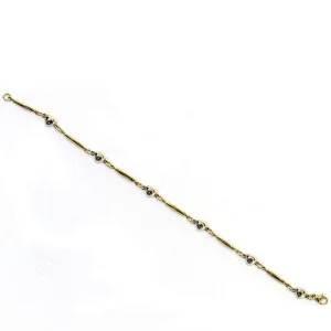 9ct Two Coloured Gold Bracelet -GWSAV307