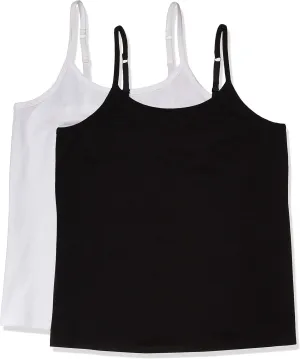 Amazon Essentials Women's Tank Top Camisole Pack, Available in Plus Size, Pack of 2