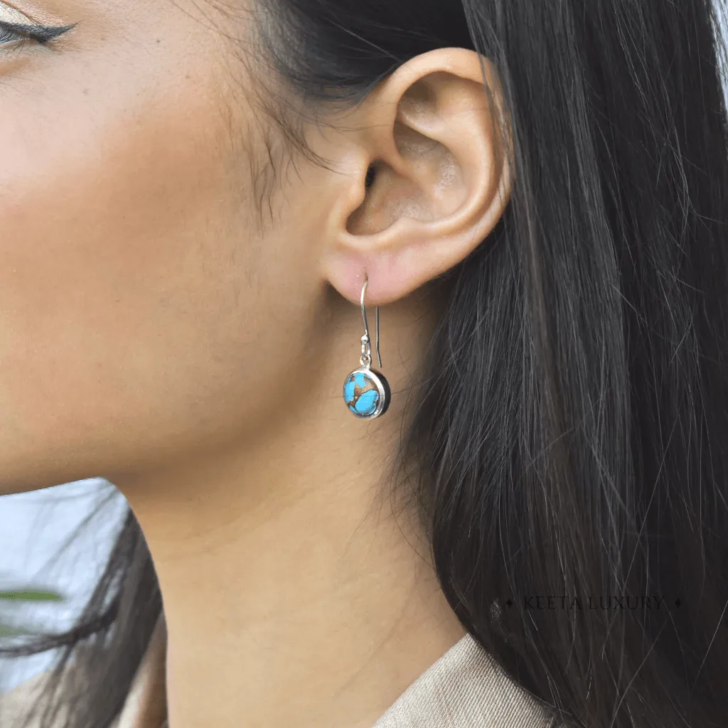 Angelic - Copper Turquoise Earrings