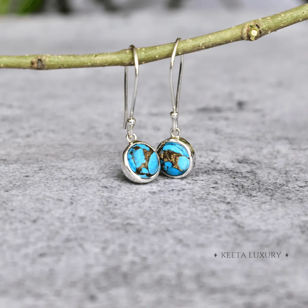 Angelic - Copper Turquoise Earrings