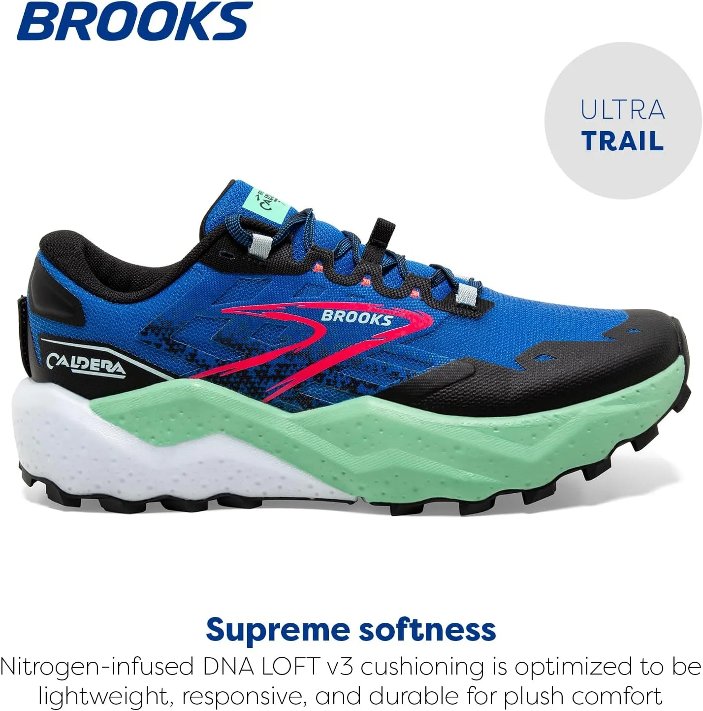 Brooks Mens Caldera 7 Trail Running Shoe