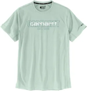 Carhartt Men's 106653 Force Relaxed Fit Midweight Short-Sleeve Logo Gr