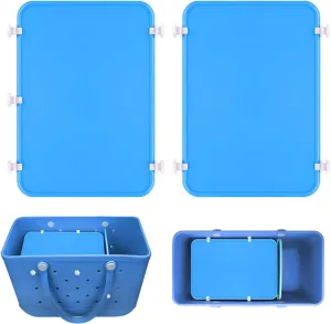 Divider Tray for Bogg Bag Accessories Compatible with Bogg Bag X Large Organizing Your Bags and Divide Space Blue 2PCS