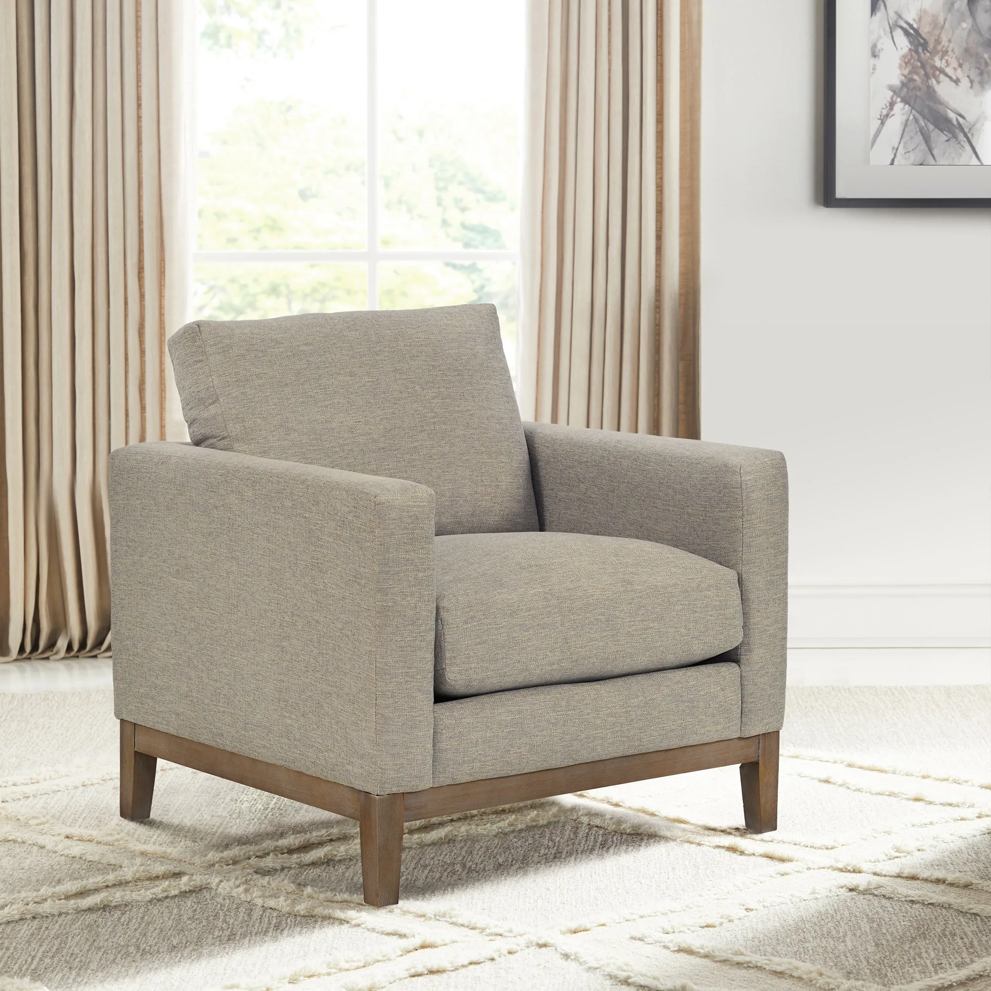 Donna 35 in. Upholstered Accent Chair