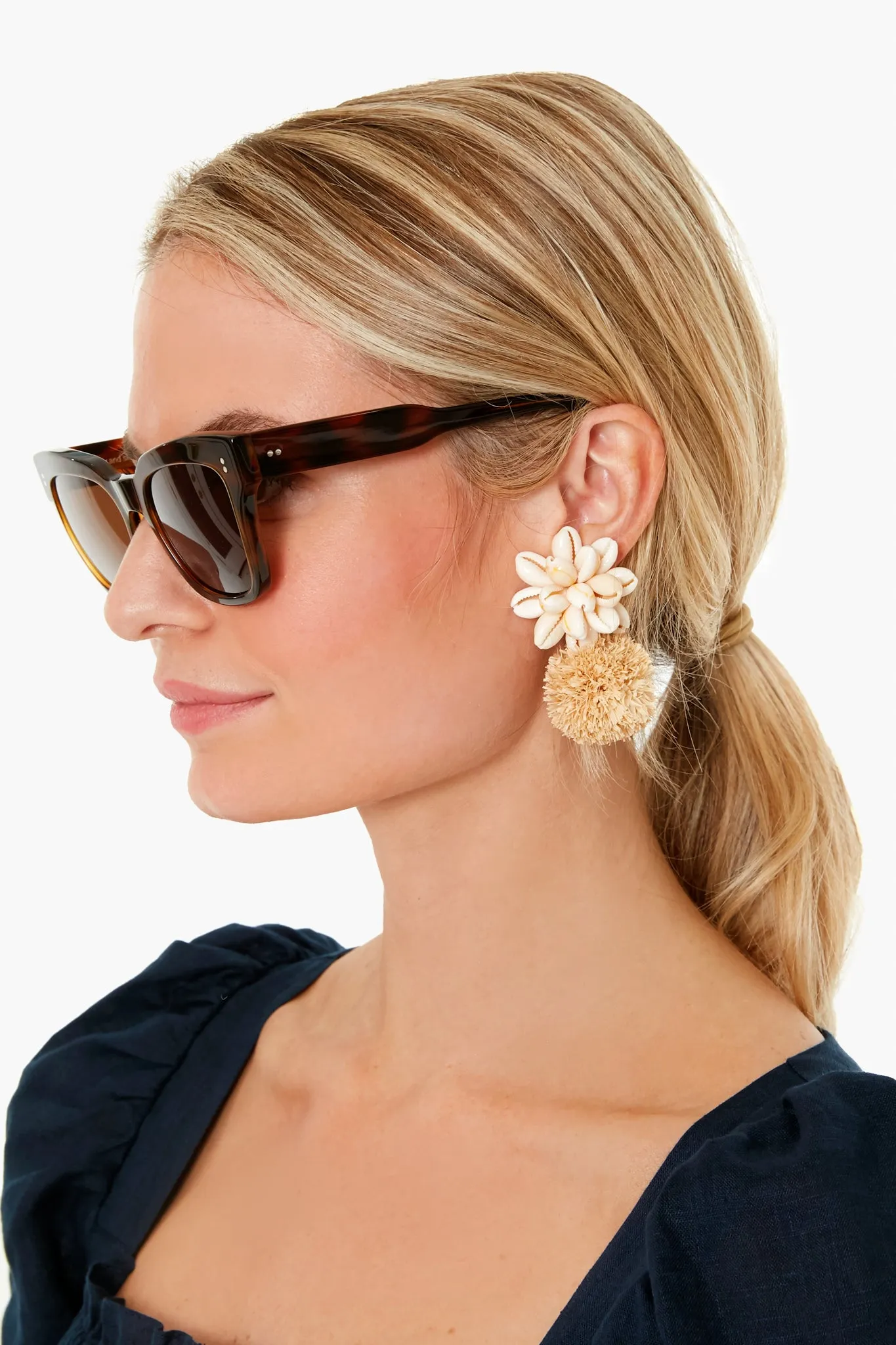 Dune Pom Earrings