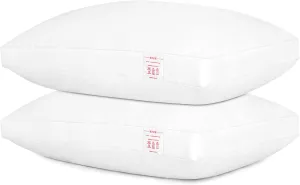 EIUE Bed Pillows for Sleeping 2 Pack Queen SizeSuper Soft Down Alternative Microfiber Filled Pillows,20 x 30 Inches,White