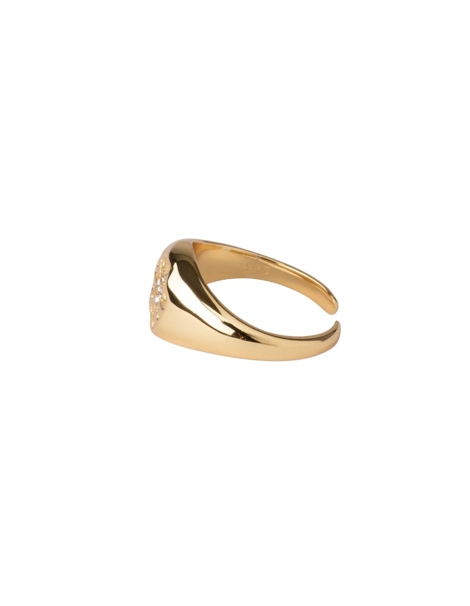 Elly Lou Galactic Ring- Light Gold