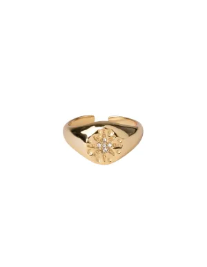 Elly Lou Galactic Ring- Light Gold