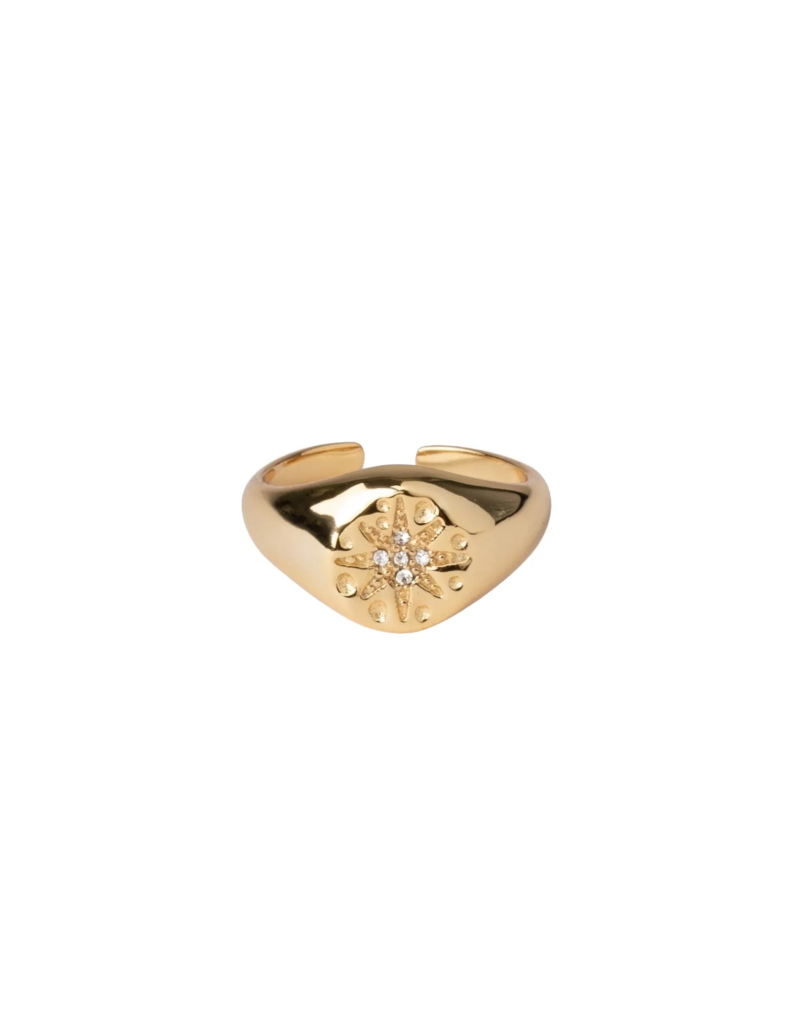 Elly Lou Galactic Ring- Light Gold