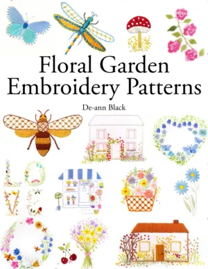 Floral Garden Embroidery Patterns (De-ann Black Embroidery Patterns) Paperback  November 8, 2021