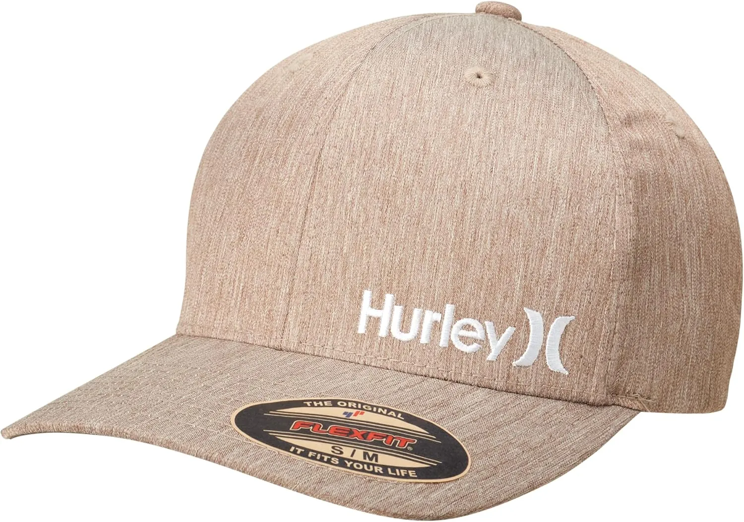 Hurley Men's Baseball Cap - Flexfit Curve Bill Fitted Trucker Hat for Men (S-XL)