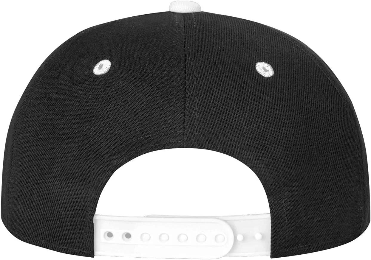 LGBTQ Pride Flag Dad Hat Flat Brim Trucker Hats Women Funny Novelty Snapback Baseball Cap,White