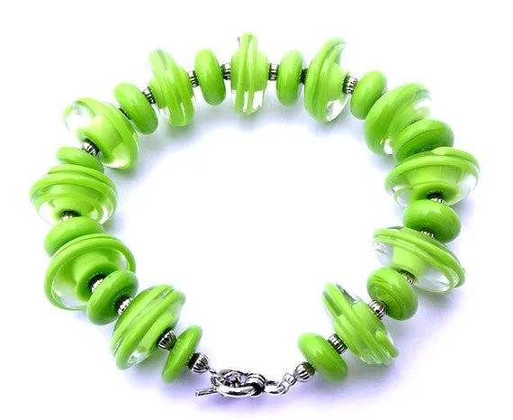 Lime Green Statement Bracelet