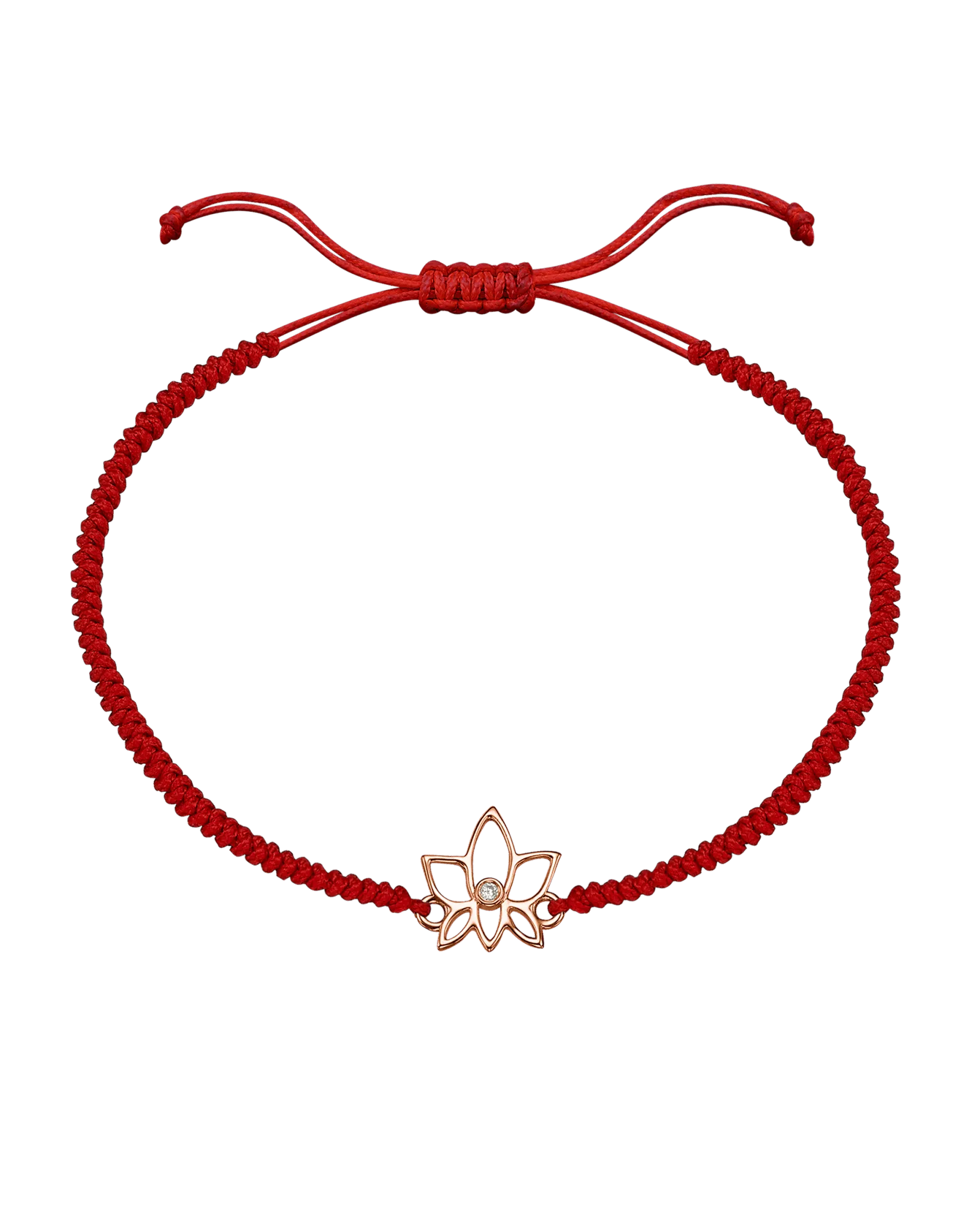 Lotus Flower [RED] - 14K Rose Gold