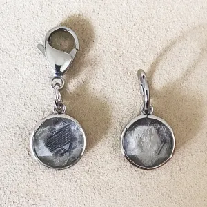 Meteorite (White Gold) Charm
