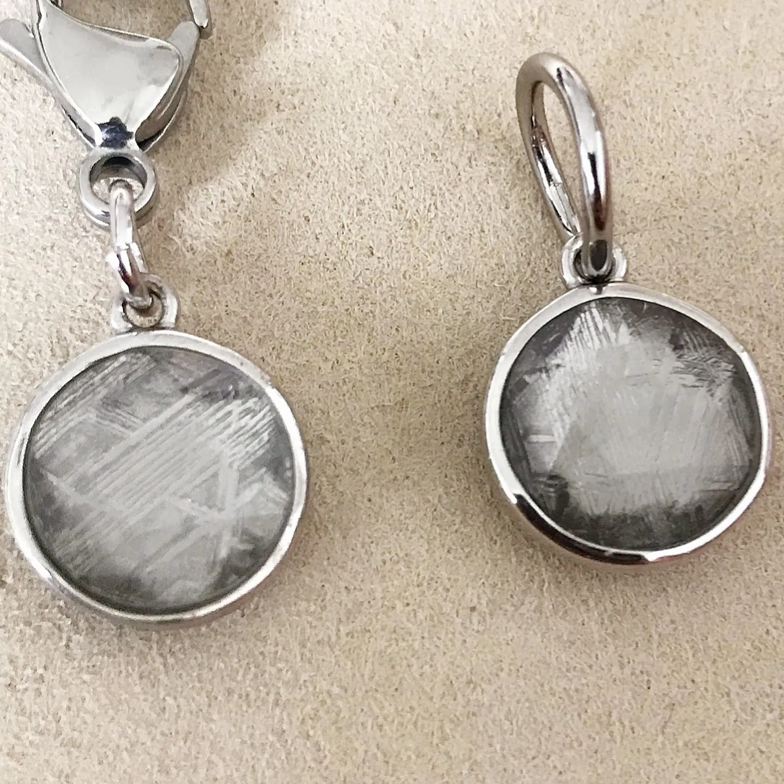 Meteorite (White Gold) Charm