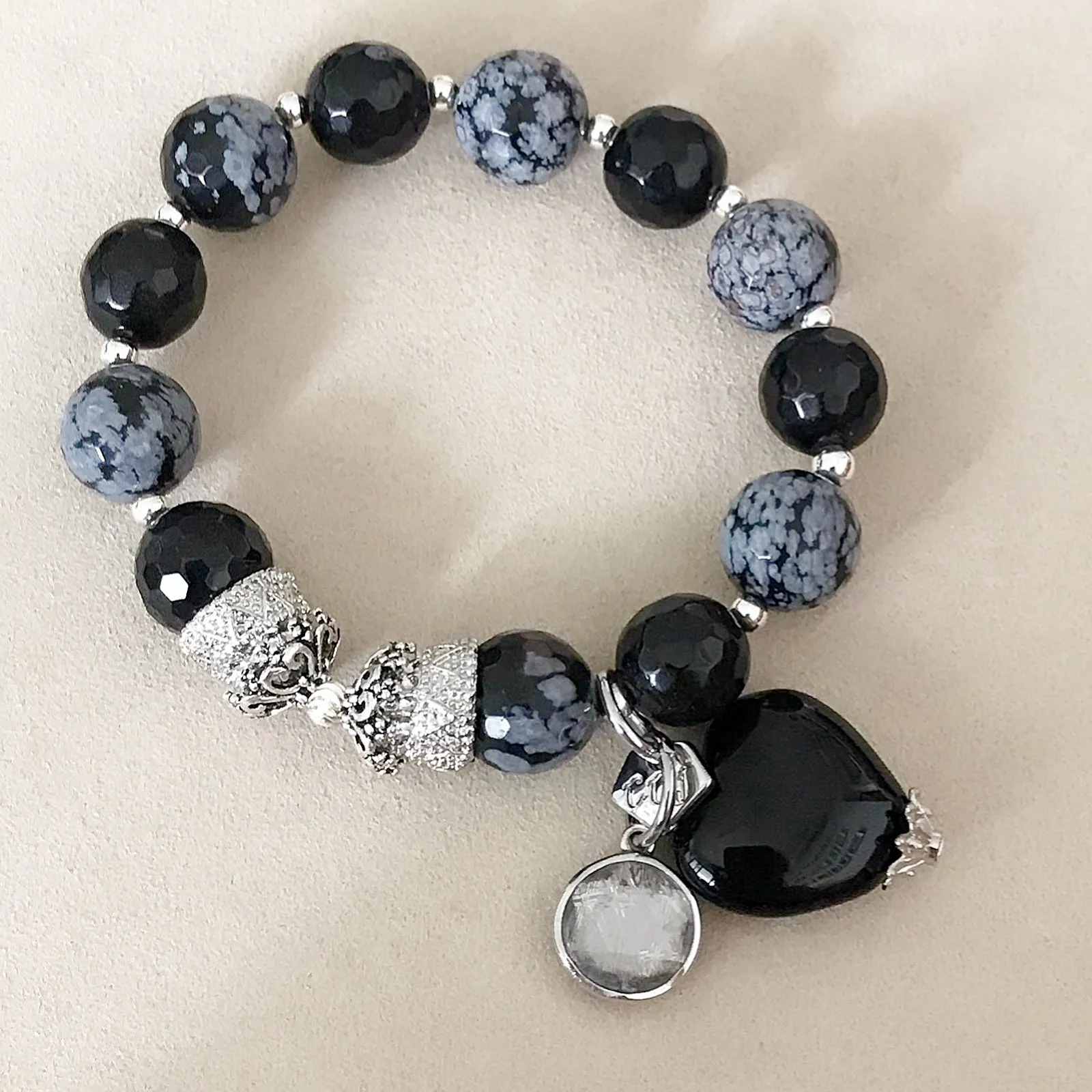 Meteorite (White Gold) Charm