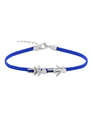 Mini Me Cord Bracelet - 925 Sterling Silver