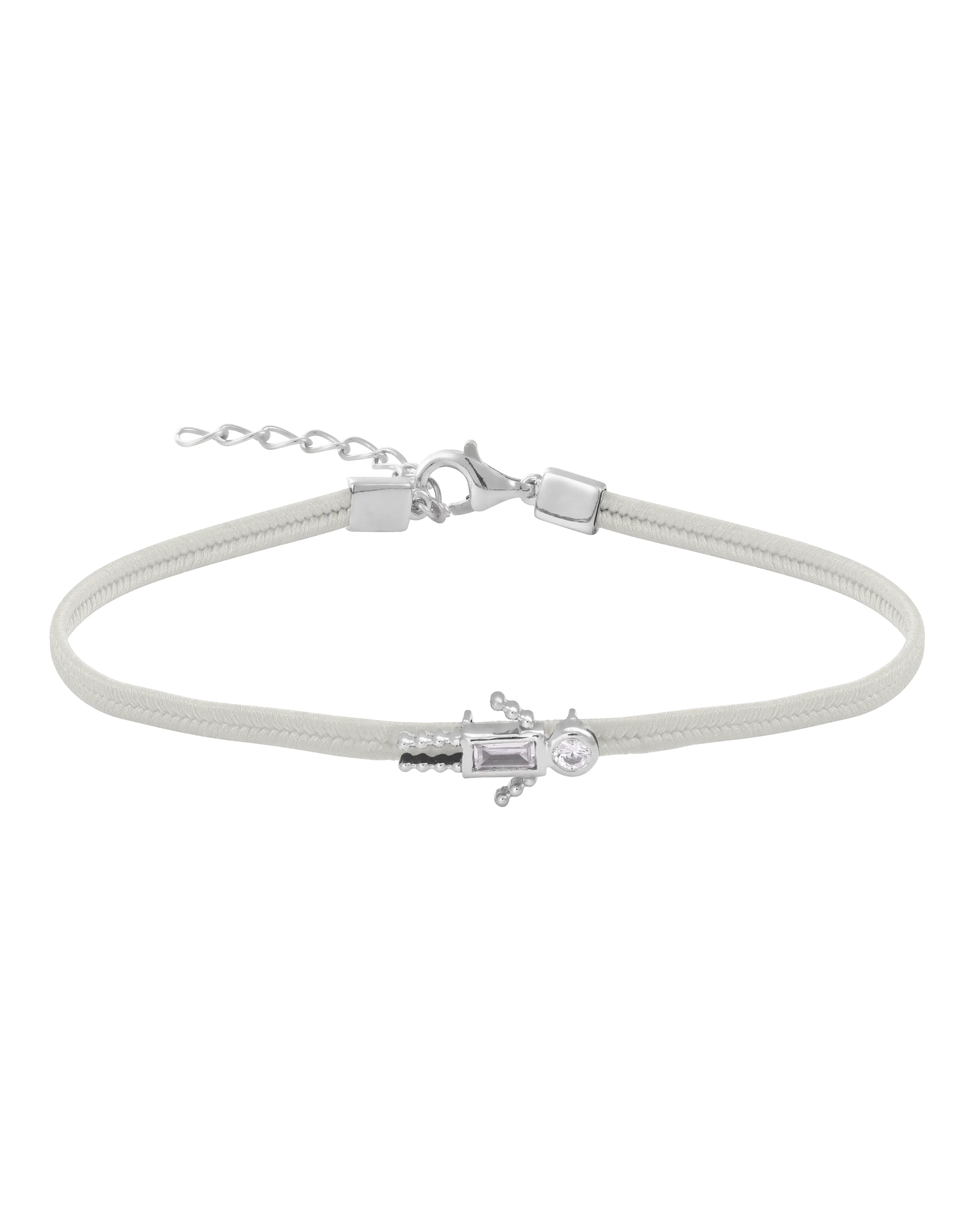 Mini Me Cord Bracelet - 925 Sterling Silver