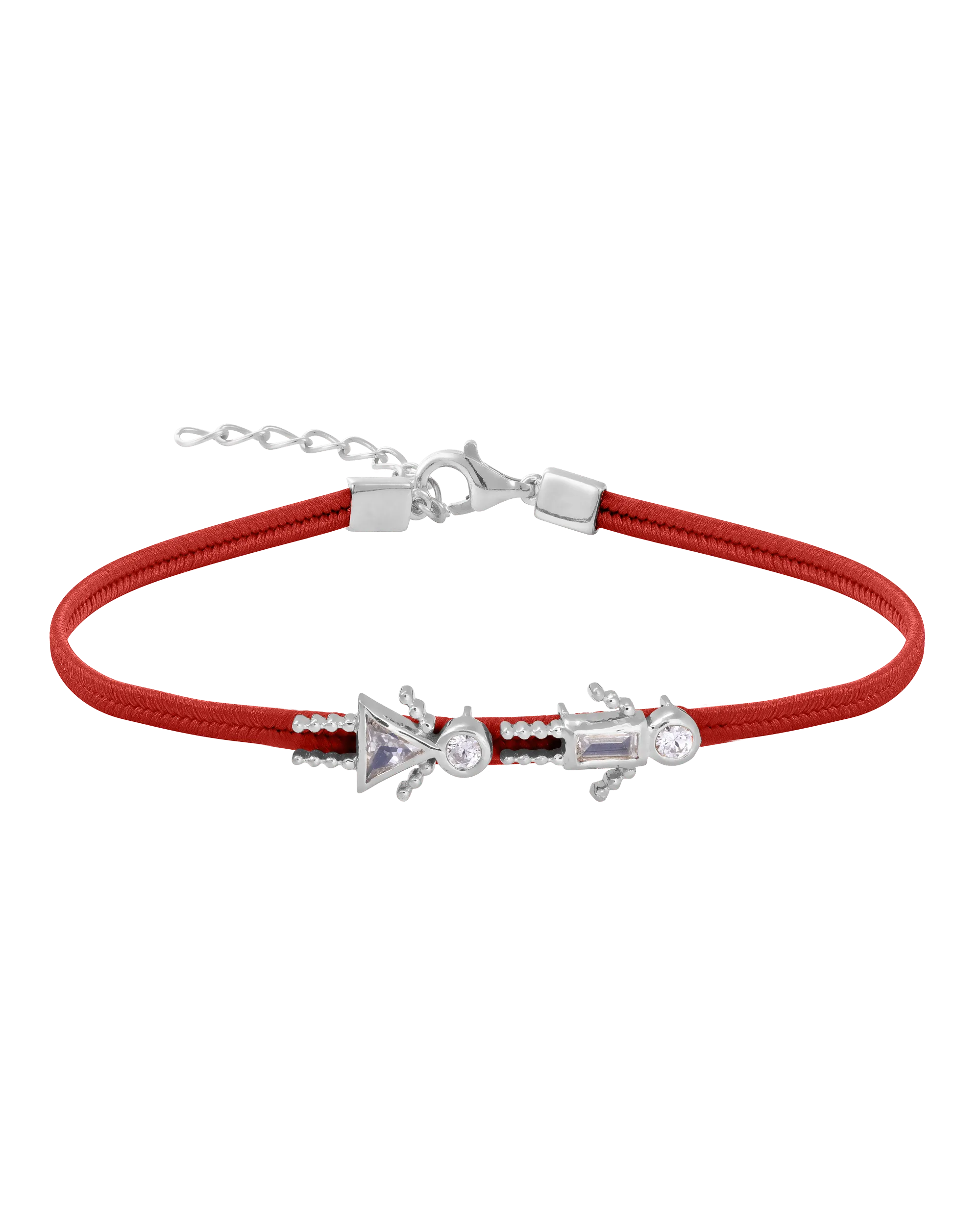 Mini Me Cord Bracelet - 925 Sterling Silver
