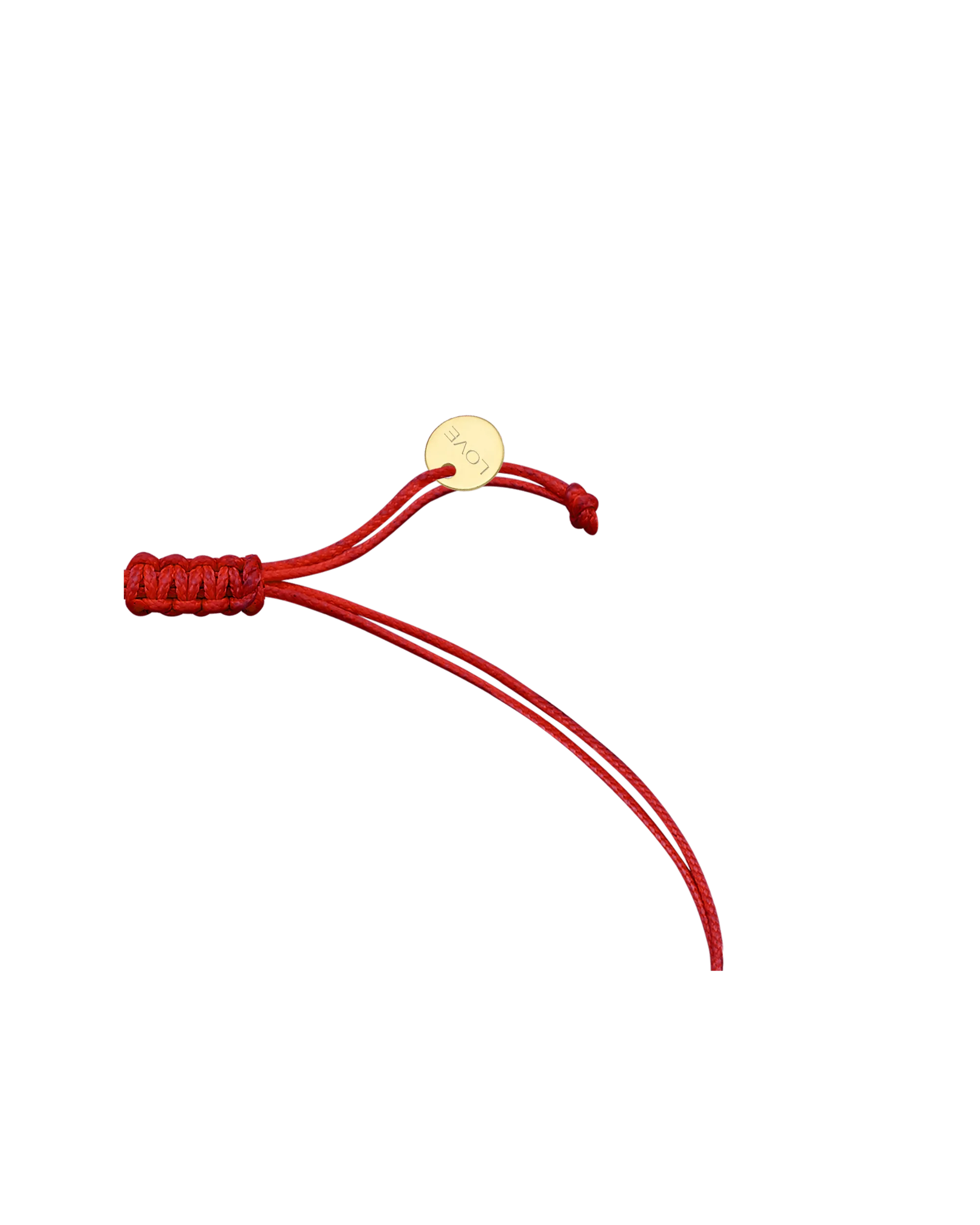 Outlined Hamsa [RED] - 14K Rose Gold