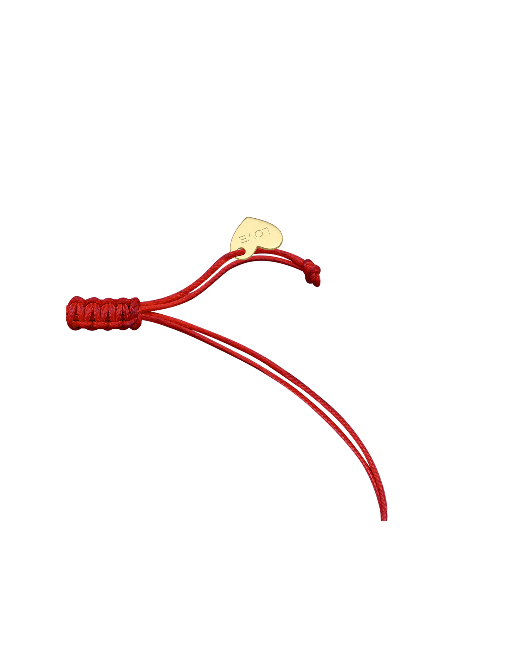 Outlined Hamsa [RED] - 18K Gold Vermeil