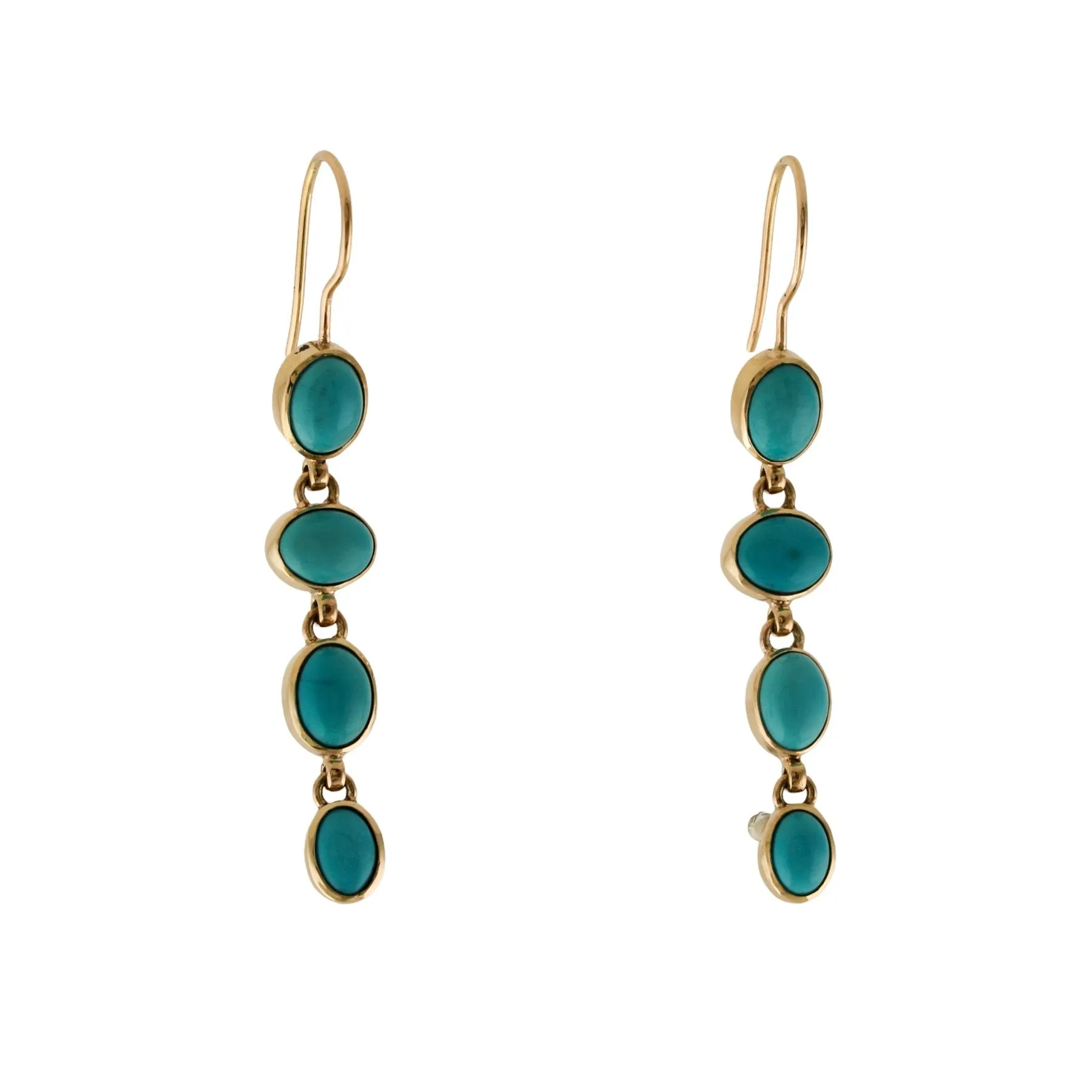Sleeping Beauty Turquoise Drop Earrings