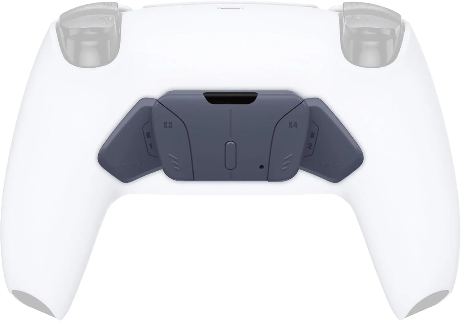 Sterling Silver Replacement Redesigned K1 K2 K3 K4 Back Buttons Housing Shell for eXtremeRate RISE4 Remap Kit for PS5 Controller - Only Buttons, Without Controller and RISE4 Remap Board