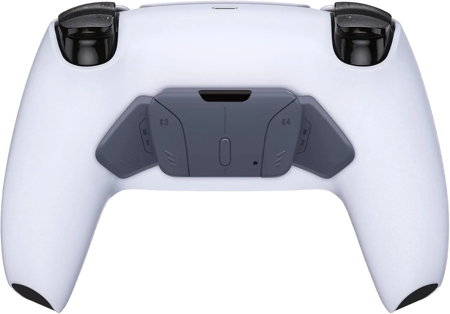 Sterling Silver Replacement Redesigned K1 K2 K3 K4 Back Buttons Housing Shell for eXtremeRate RISE4 Remap Kit for PS5 Controller - Only Buttons, Without Controller and RISE4 Remap Board