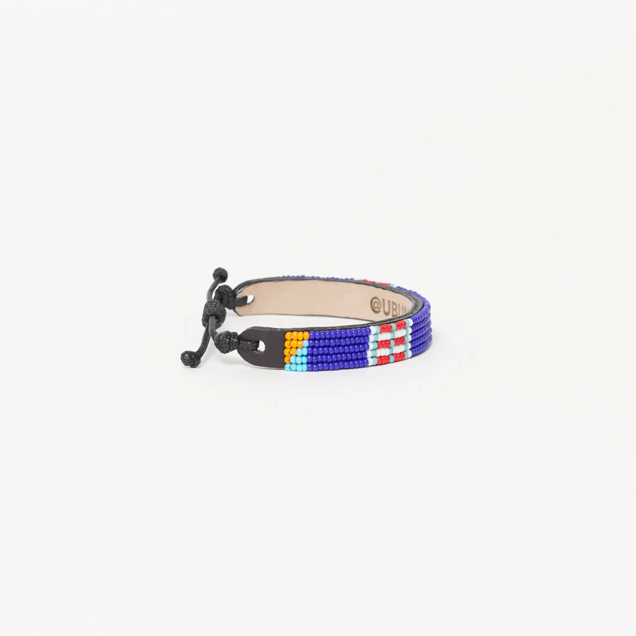 Stripe Bracelet - Royal/Red/White