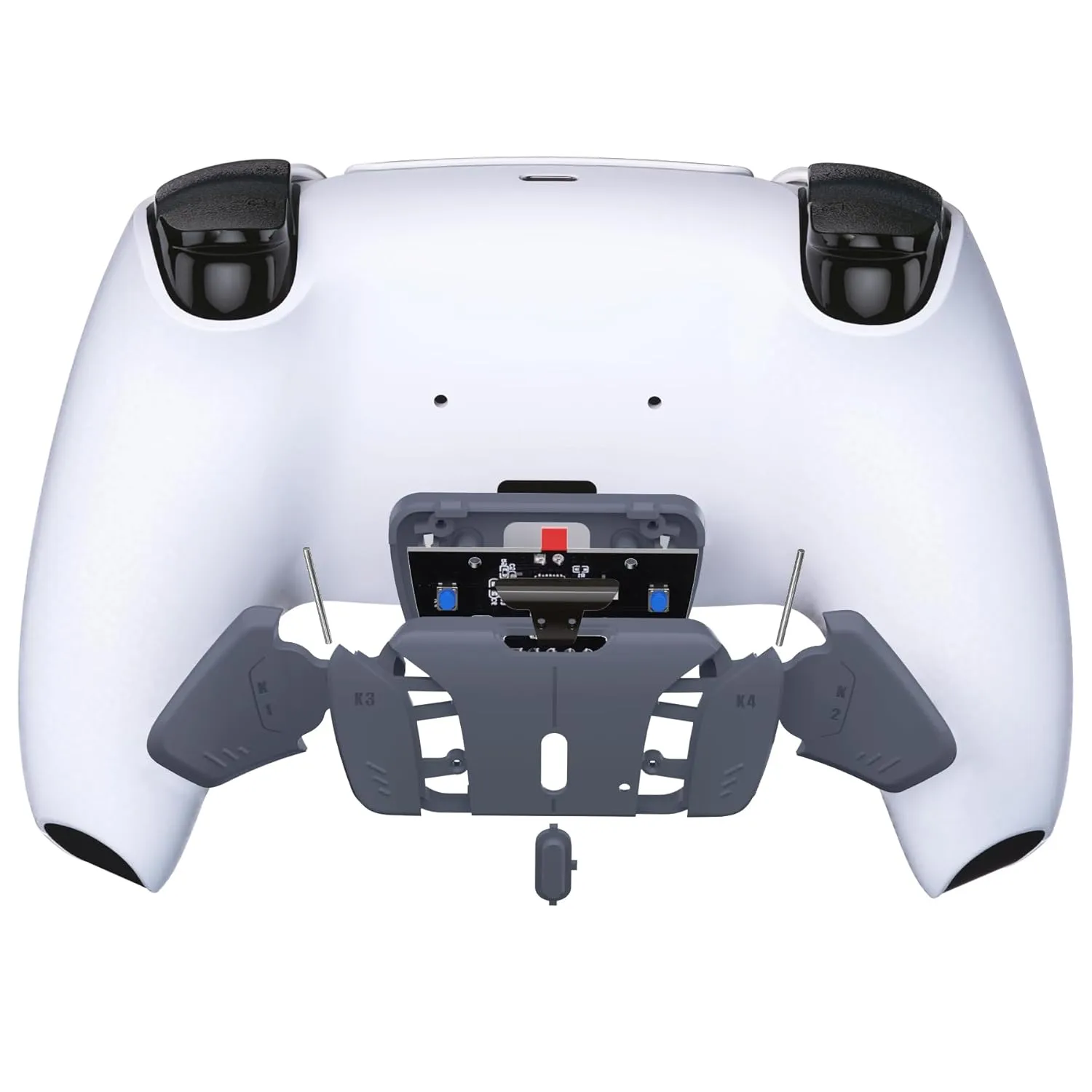 Turn RISE to RISE4 Kit  Redesigned Sterling Silver K1 K2 K3 K4 Back Buttons Housing & Remap PCB Board for eXtremeRate RISE & RISE4 Remap kit for PS5 Controller - Without Other Accessories
