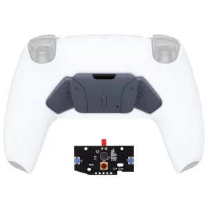 Turn RISE to RISE4 Kit  Redesigned Sterling Silver K1 K2 K3 K4 Back Buttons Housing & Remap PCB Board for eXtremeRate RISE & RISE4 Remap kit for PS5 Controller - Without Other Accessories