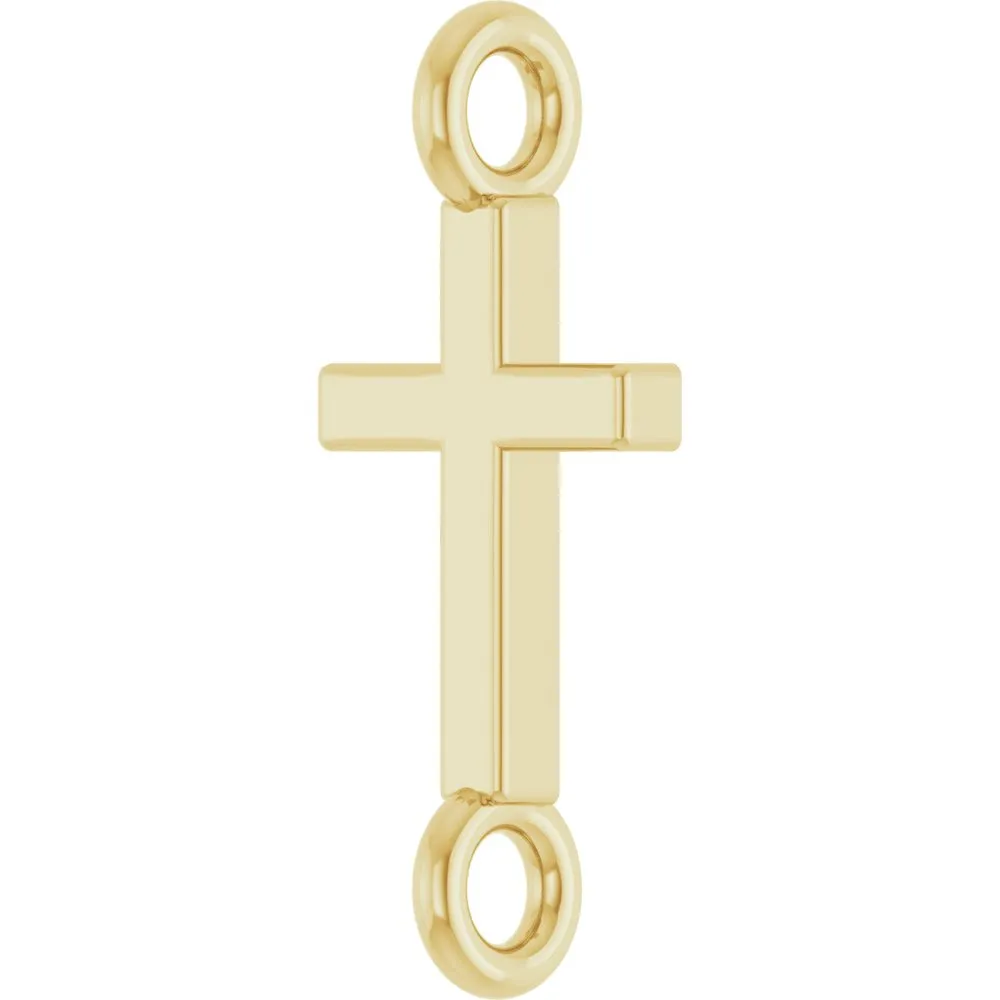 Yellow Gold Permanent Bracelet Cross Link 2002824:100:S