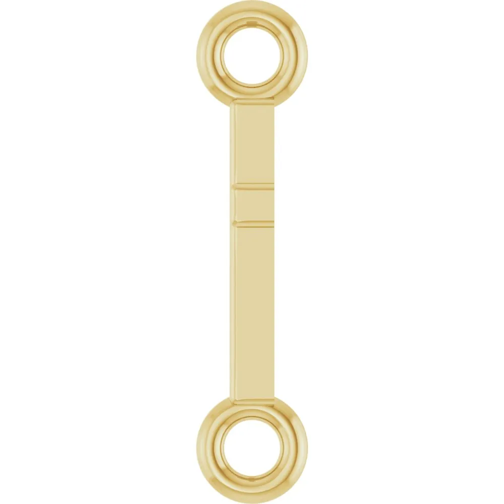 Yellow Gold Permanent Bracelet Cross Link 2002824:100:S